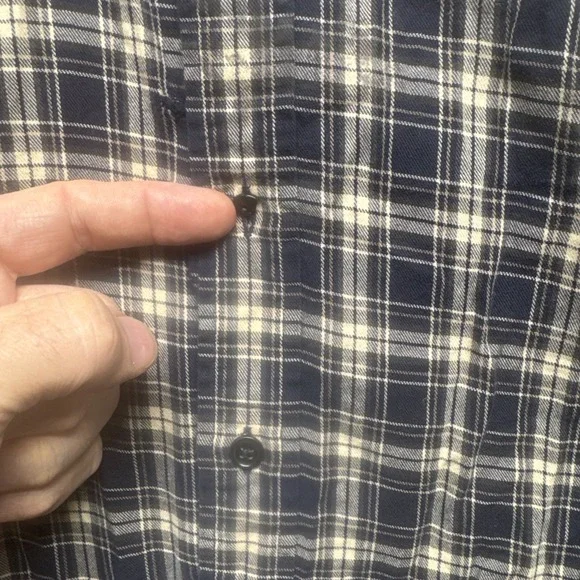 Polo Ralph Lauren G.I. Shirt XL Plaid Cotton Button Up Workwear Rugged Style - Picture 3 of 10